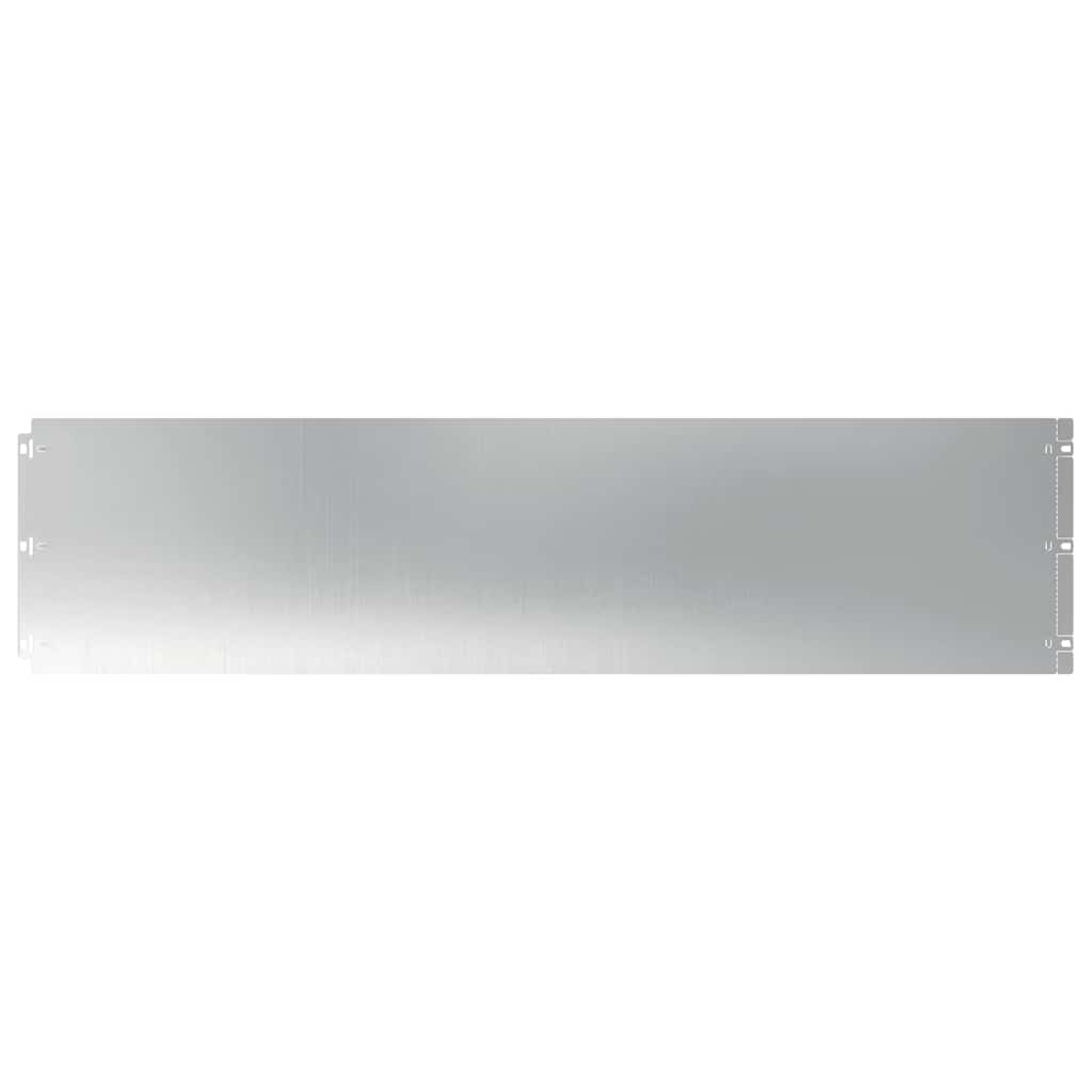 Bordure per Prato 20 pz Acciaio Zincato 25x103 cm
