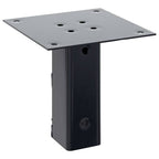 Basi per Pali Quadrati 12 pz 46x46mm Acciaio Verniciato Polvere Antracite