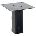 Basi per Pali Quadrati 4 pz 51x51 mm Acciaio Verniciato Polvere