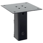 Basi per Pali Quadrati 12 pz 51x51mm Acciaio Verniciato Polvere