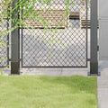Basi per Pali Quadrati 4 pz 81x81 mm Acciaio Verniciato Polvere Antracite