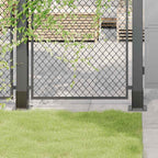 Basi per Pali Quadrati 12 pz 81x81mm Acciaio Verniciato a Polvere