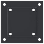 Basi per Pali Quadrati 4 pz 101x101 mm Acciaio Verniciato Polvere Antracite