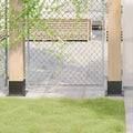 Basi Pali Quadrati 12 pz 141x141 mm Acciaio Verniciato Polvere Antracite