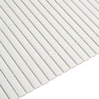 Recinzione da Giardino Bifacciale Bianca 1,8x3 m in PVC