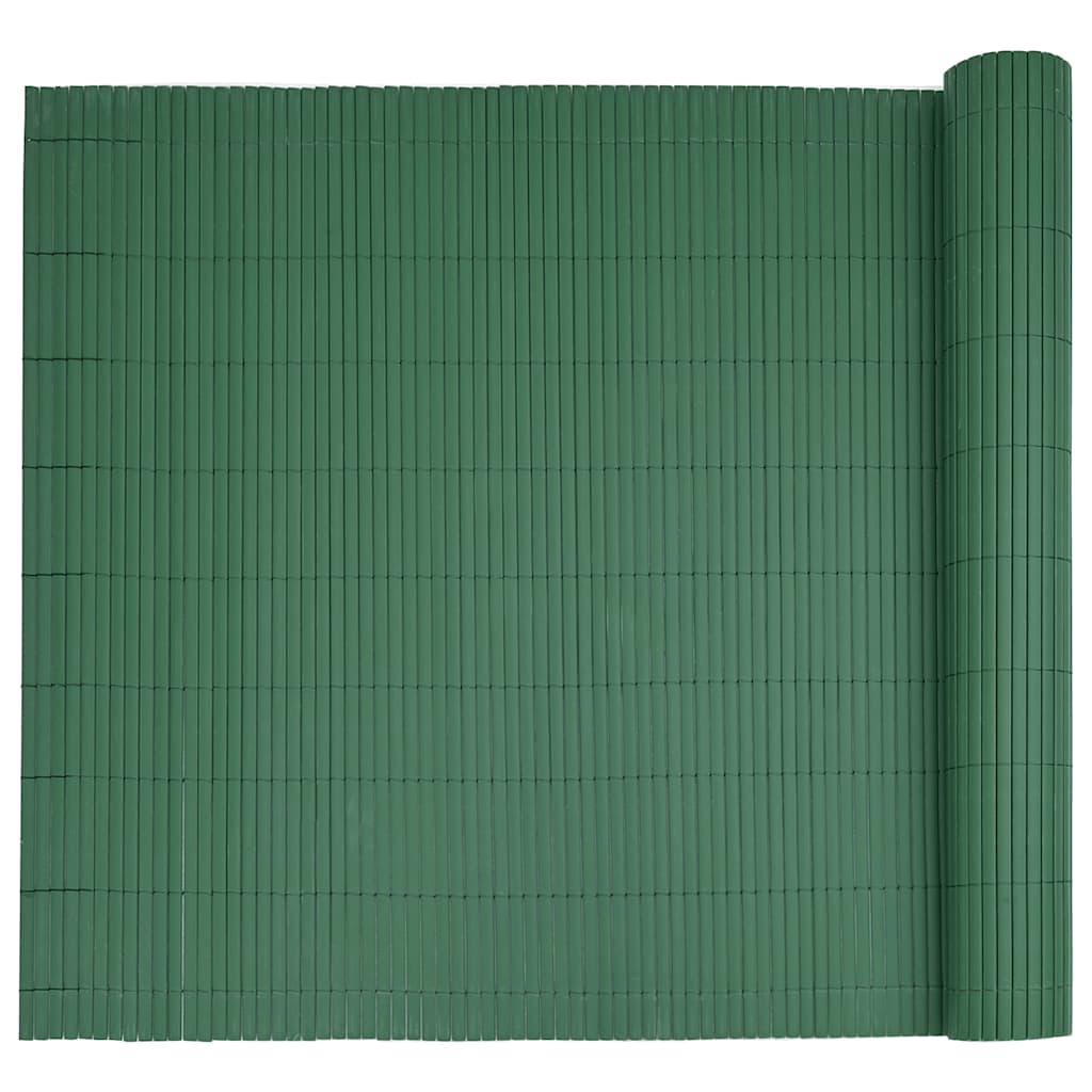 Recinzione da Giardino Bifacciale Verde 1,8x3 m PVC