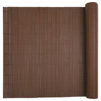 Recinzione da Giardino Bifacciale Marrone 1,8x3 m in PVC