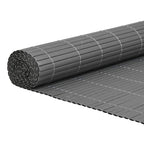 Recinzione da Giardino Bifacciale Grigia 1,8x3 m in PVC