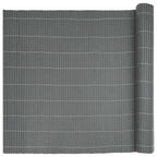 Recinzione da Giardino Bifacciale Grigia 1,8x3 m in PVC