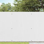 Recinzione da Giardino Bifacciale Bianca 1,8x5 m in PVC