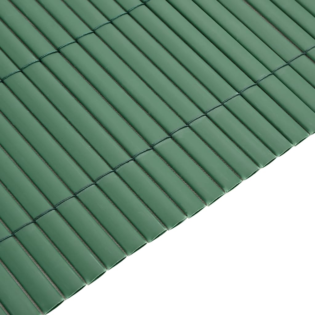 Recinzione da Giardino Bifacciale Verde 1,8x5 m in PVC