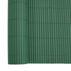 Recinzione da Giardino Bifacciale Verde 1,8x5 m in PVC