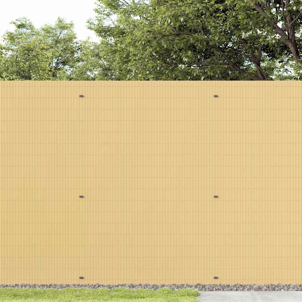Recinzione da Giardino Bifacciale Gialla 1,8x5 m in PVC