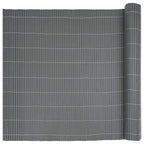Recinzione da Giardino Bifacciale Grigia 1,8x5 m in PVC