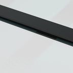 Porta Scorrevole in Vetro ESG e Alluminio 76x205cm con Ferramenta