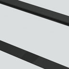 Porta Scorrevole in Vetro ESG e Alluminio 76x205 cm con Ferramenta