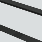 Porta Scorrevole in Vetro ESG e Alluminio 102x205 cm con Ferramenta