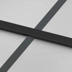 Porta Scorrevole in Vetro ESG e Alluminio 102,5x205 cm con Ferramenta