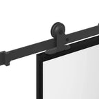 Porta Scorrevole Vetro Temperato Alluminio 76x205 cm