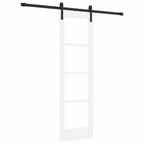 Porta scorrevole ORKDAL bianco e nero 61 x 198,5 cm