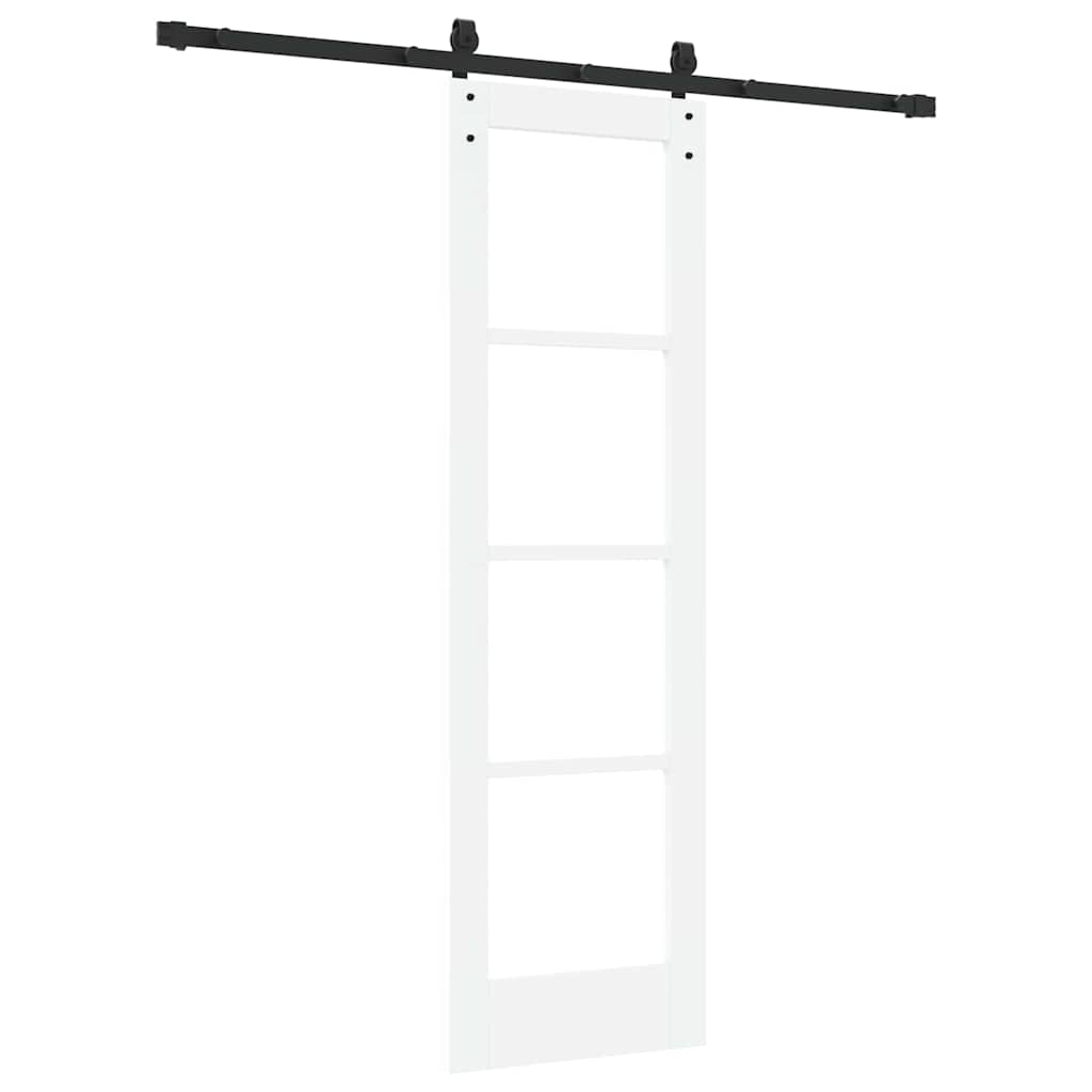 Porta scorrevole ORKDAL bianco e nero 61 x 198,5 cm