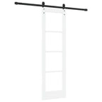 Porta scorrevole ORKDAL bianco e nero 61 x 198,5 cm