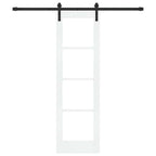 Porta scorrevole ORKDAL bianco e nero 61 x 198,5 cm