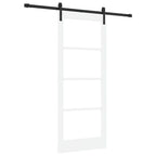 Porta scorrevole ORKDAL Bianco e Nero 83 x 202 cm