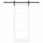 Porta scorrevole ORKDAL Bianco e Nero 83 x 202 cm