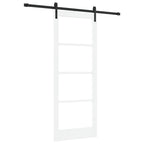 Porta Scorrevole ORKDAL Bianco e Nero 83 x 211 cm