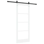 Porta Scorrevole ORKDAL Bianco e Nero 83 x 211 cm