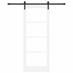 Porta Scorrevole ORKDAL Bianco e Nero 83 x 211 cm