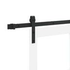 Porta scorrevole ORKDAL bianco e nero 93 x 202 cm