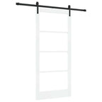 Porta scorrevole ORKDAL bianco e nero 93 x 202 cm
