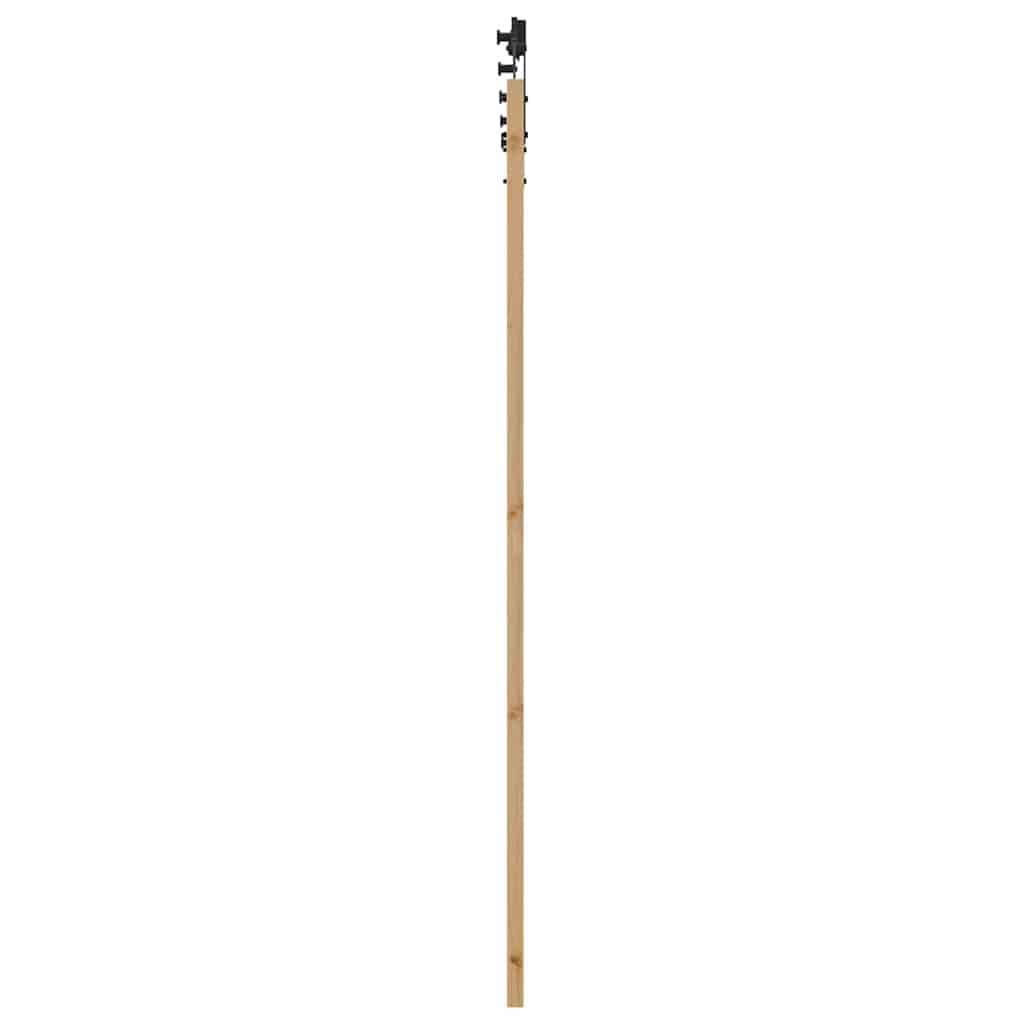 Porta Scorrevole ORKDAL Naturale e Nero 93 x 211 cm