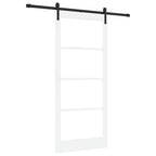 Porta scorrevole ORKDAL bianco e nero 93 x 211 cm
