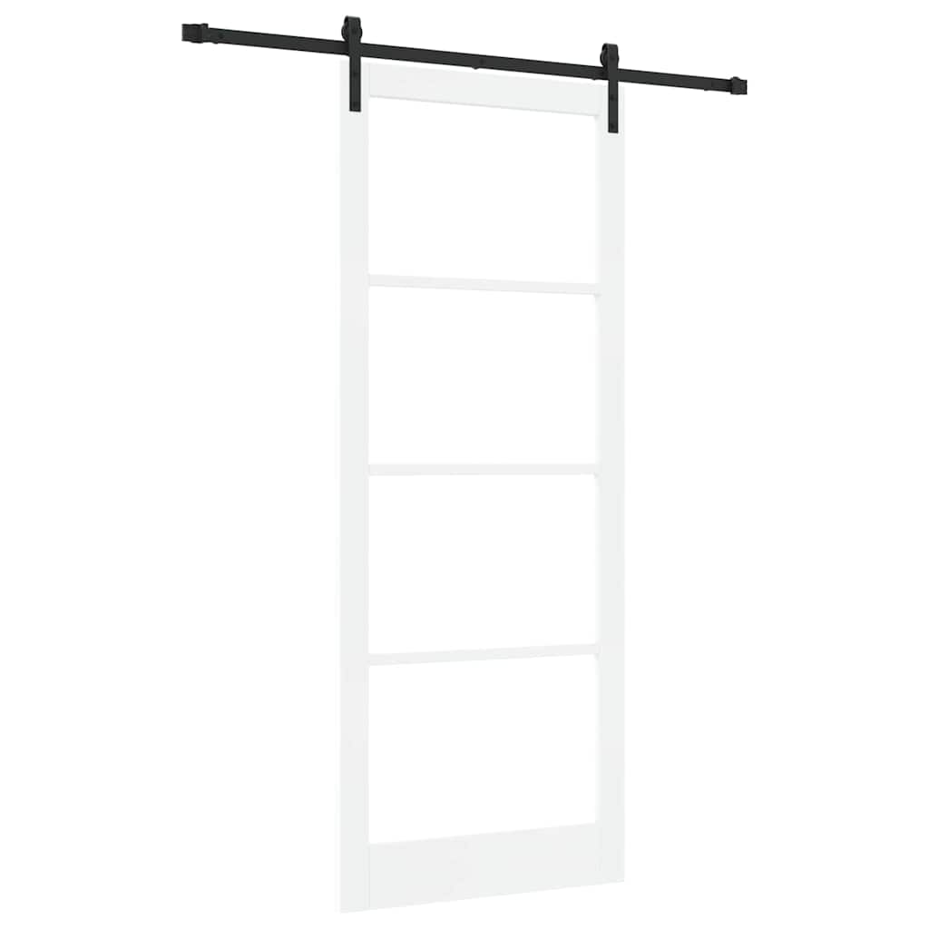 Porta Scorrevole ORKDAL Bianco e Nero 93 x 232 cm