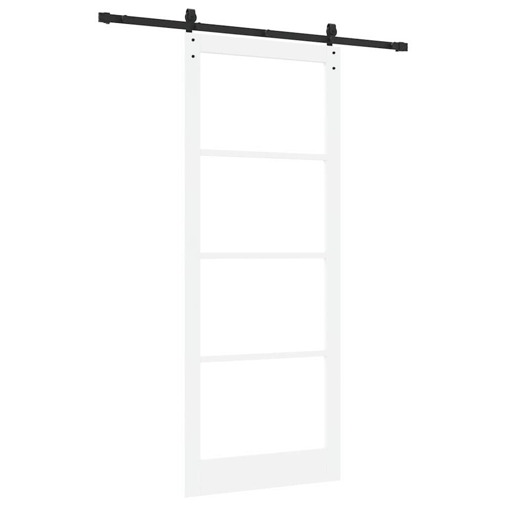 Porta Scorrevole ORKDAL Bianco e Nero 93 x 232 cm