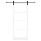 Porta Scorrevole ORKDAL Bianco e Nero 93 x 232 cm