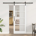 Porta scorrevole ORKDAL bianco e nero 83 x 202 cm