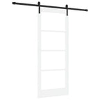 Porta scorrevole ORKDAL bianco e nero 83 x 202 cm