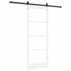 Porta scorrevole ORKDAL bianco e nero 83 x 211 cm