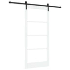 Porta Scorrevole ORKDAL Bianco e Nero 93 x 202 cm