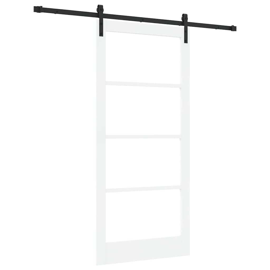 Porta Scorrevole ORKDAL Bianco e Nero 93 x 202 cm
