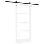 Porta Scorrevole ORKDAL Bianco e Nero 93 x 202 cm