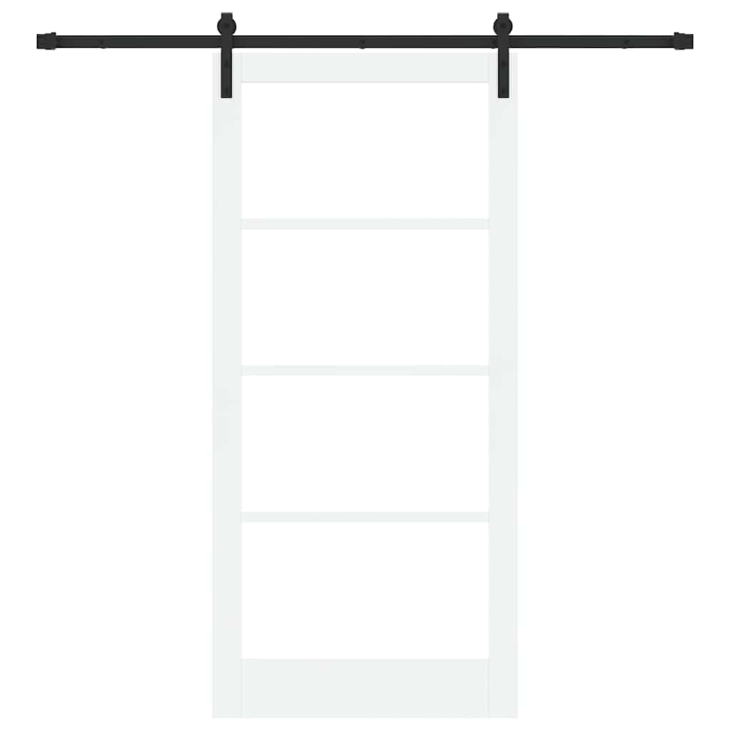 Porta Scorrevole ORKDAL Bianco e Nero 93 x 202 cm