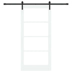 Porta Scorrevole ORKDAL Bianco e Nero 93 x 202 cm