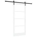 Porta Scorrevole ORKDAL Bianco e Nero 93 x 211 cm