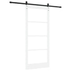 Porta Scorrevole ORKDAL Bianco e Nero 93 x 211 cm