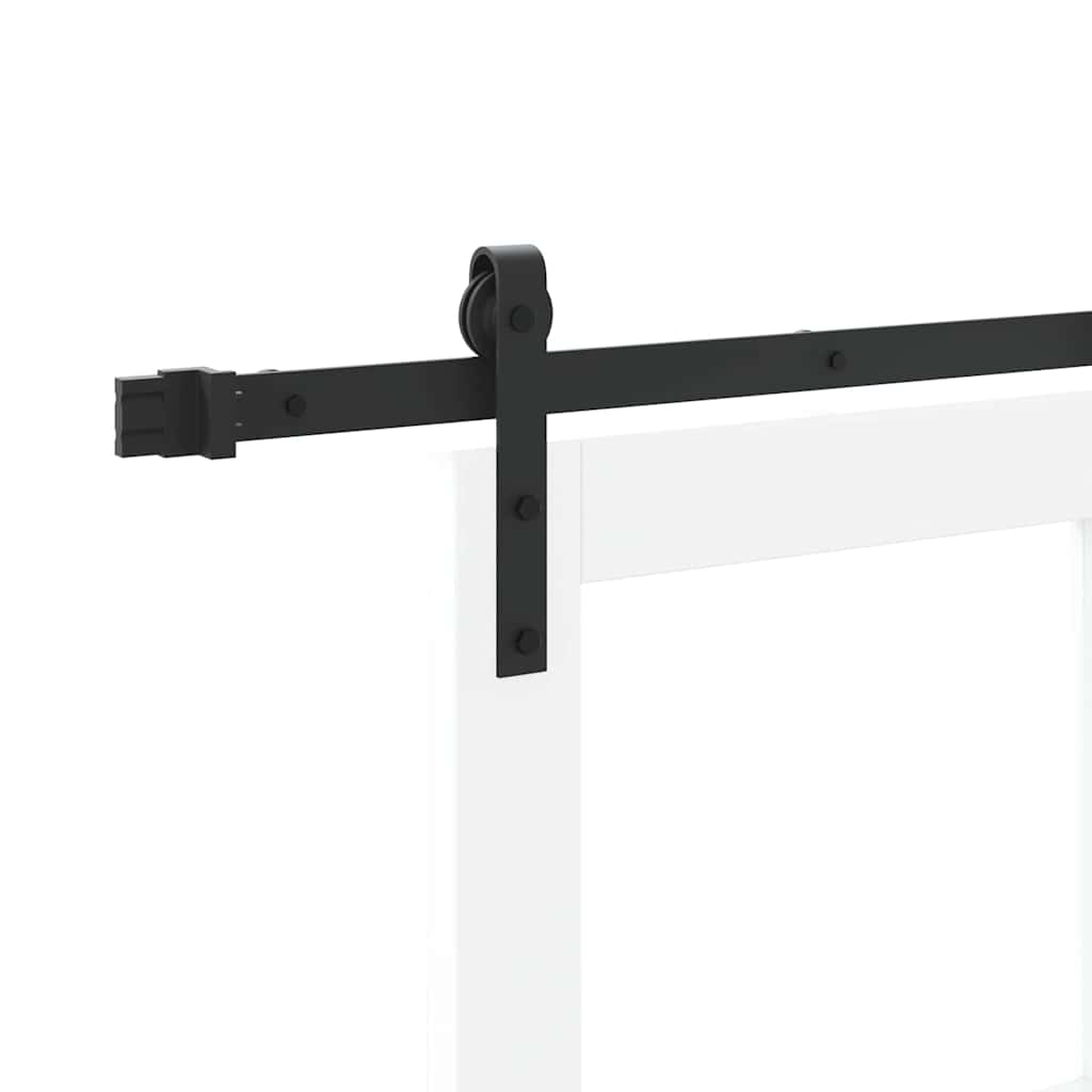 Porta scorrevole ORKDAL bianco e nero 93 x 232 cm